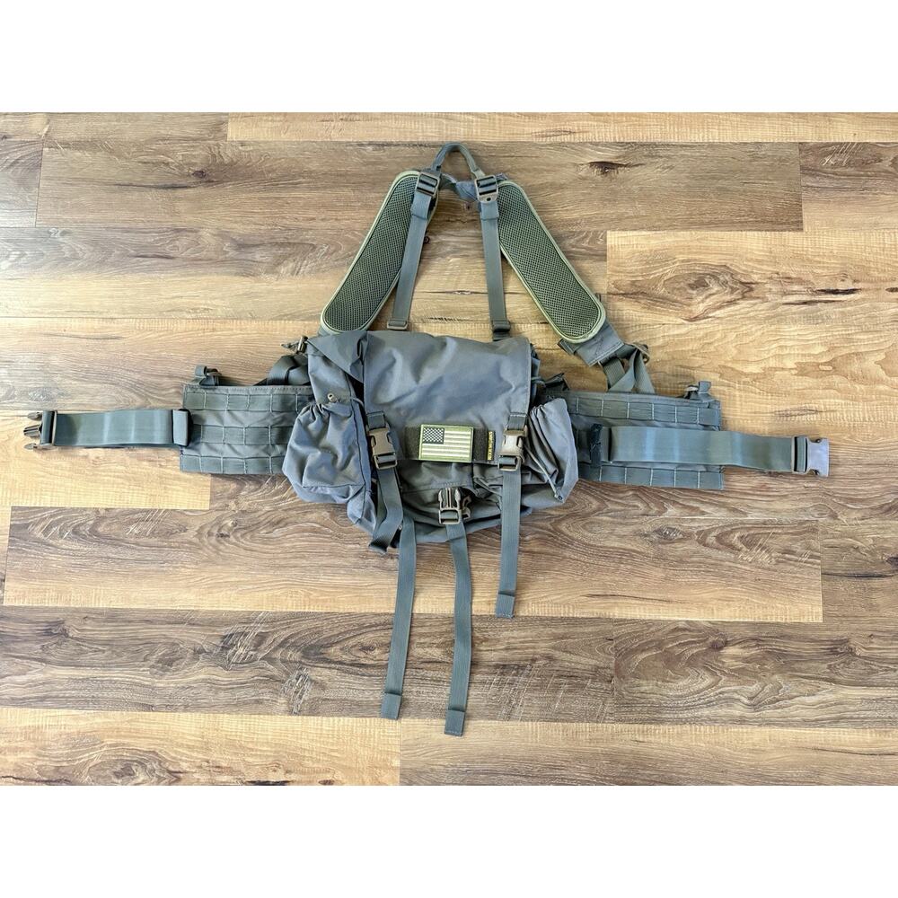 Nixie Rig Lightfighter Rig - Ranger Olive Green Chest Rig, GUC - Picture 4 of 16